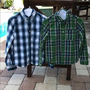 Abercrombie kids button down muscle shirts boys
